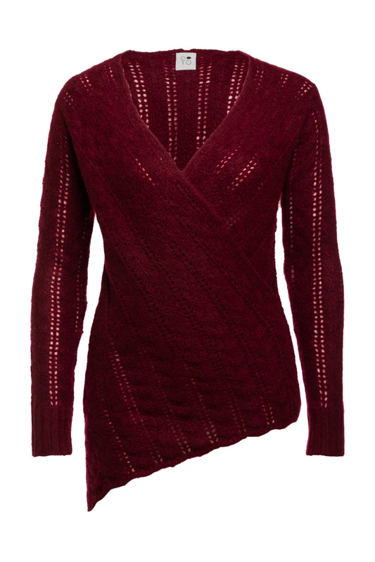 Garnet Wrap Sweater