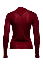 Pearl Body Fitted Flap Turtle Neck Textured Top