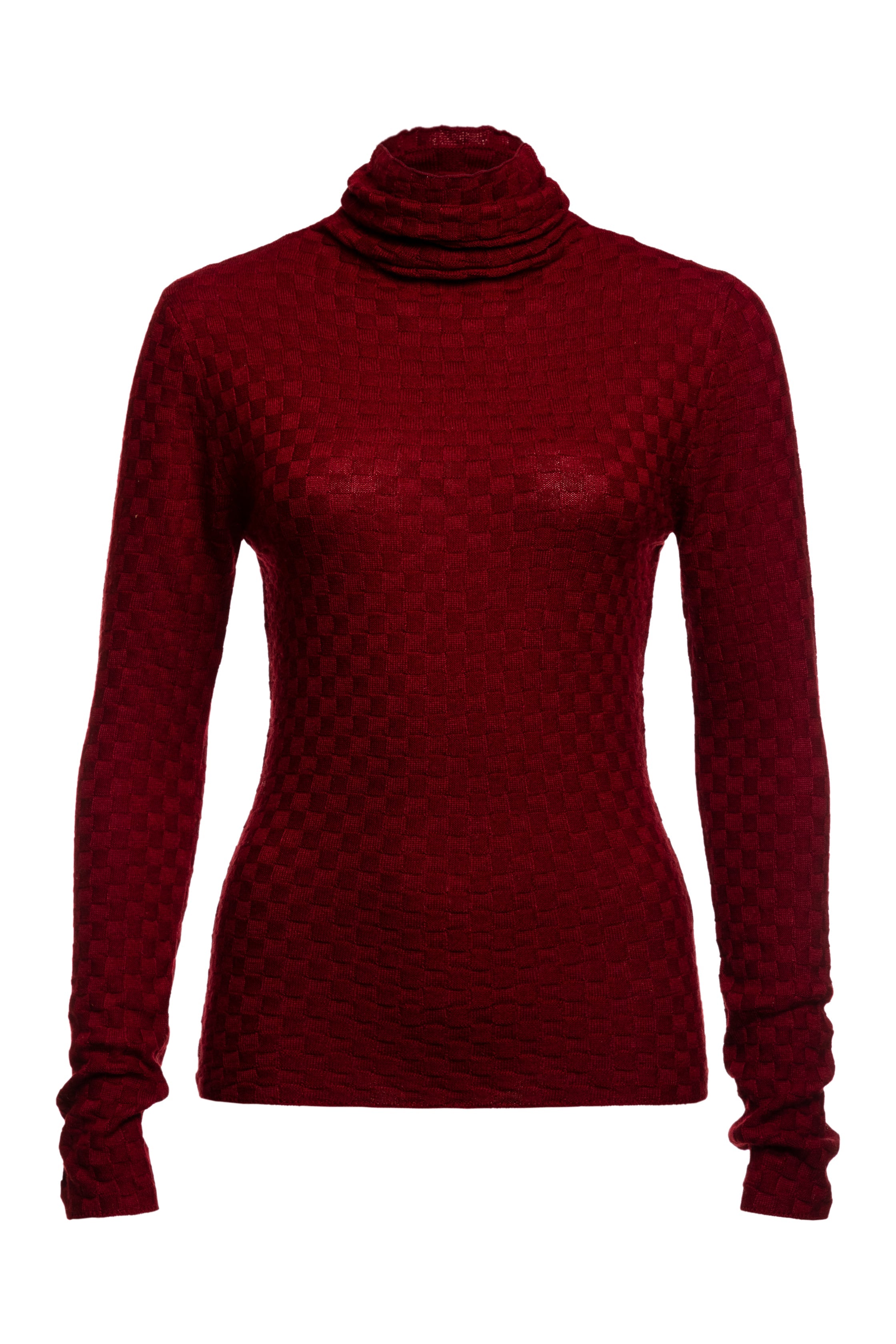 Tourmaline Turtleneck Body Fitted Sweater