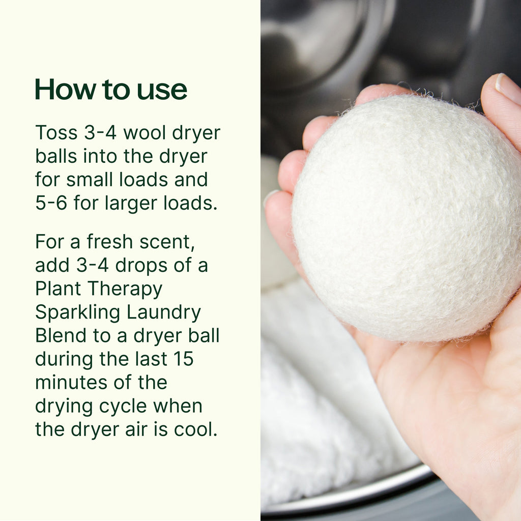 Wool Dryer Balls 6-Pack - The Peony Haus