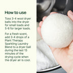 Wool Dryer Balls 6-Pack - The Peony Haus
