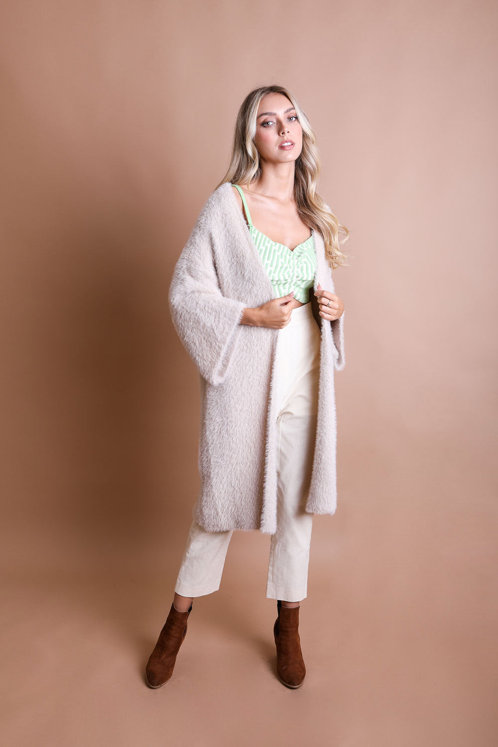 Ultra-Soft Luxe Mohair Knit Cardigan - The Peony Haus