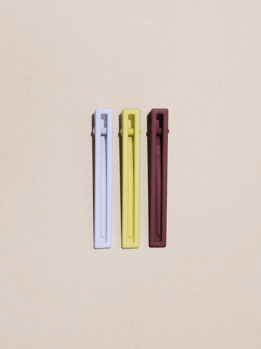 Yarrow Hair Clips - Desert Sky