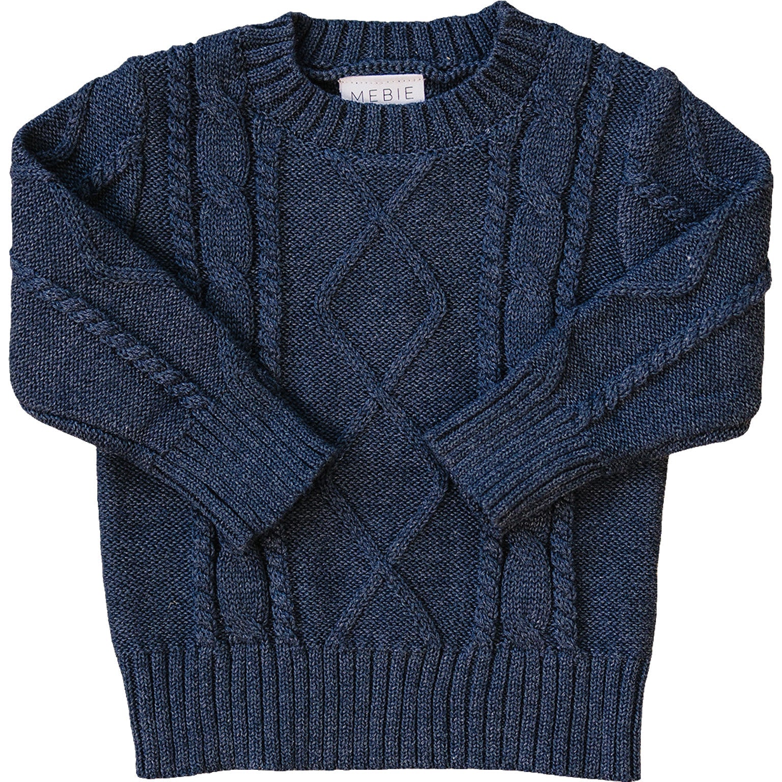 Navy Cable Knit Sweater