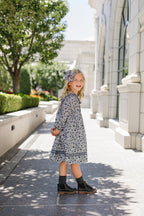 Floral Sailor Dress - 95% Cotton