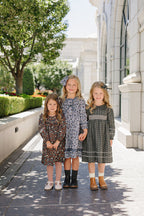 Tulip Smocked Peter Pan Collar Dress - 95% Cotton