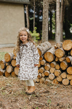 Brown Toile Dress - 95% Cotton