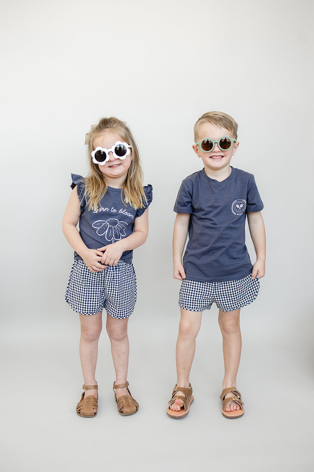 Born to Bloom Ruffle Tee - 95% Organic Cotton