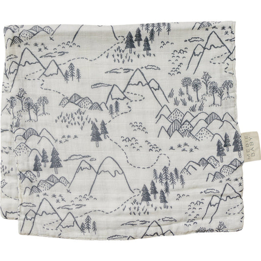 Summit Muslin Burp Cloth - The Peony Haus