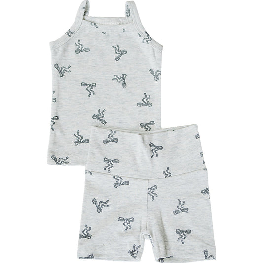 Bow Tank + Biker Short Set