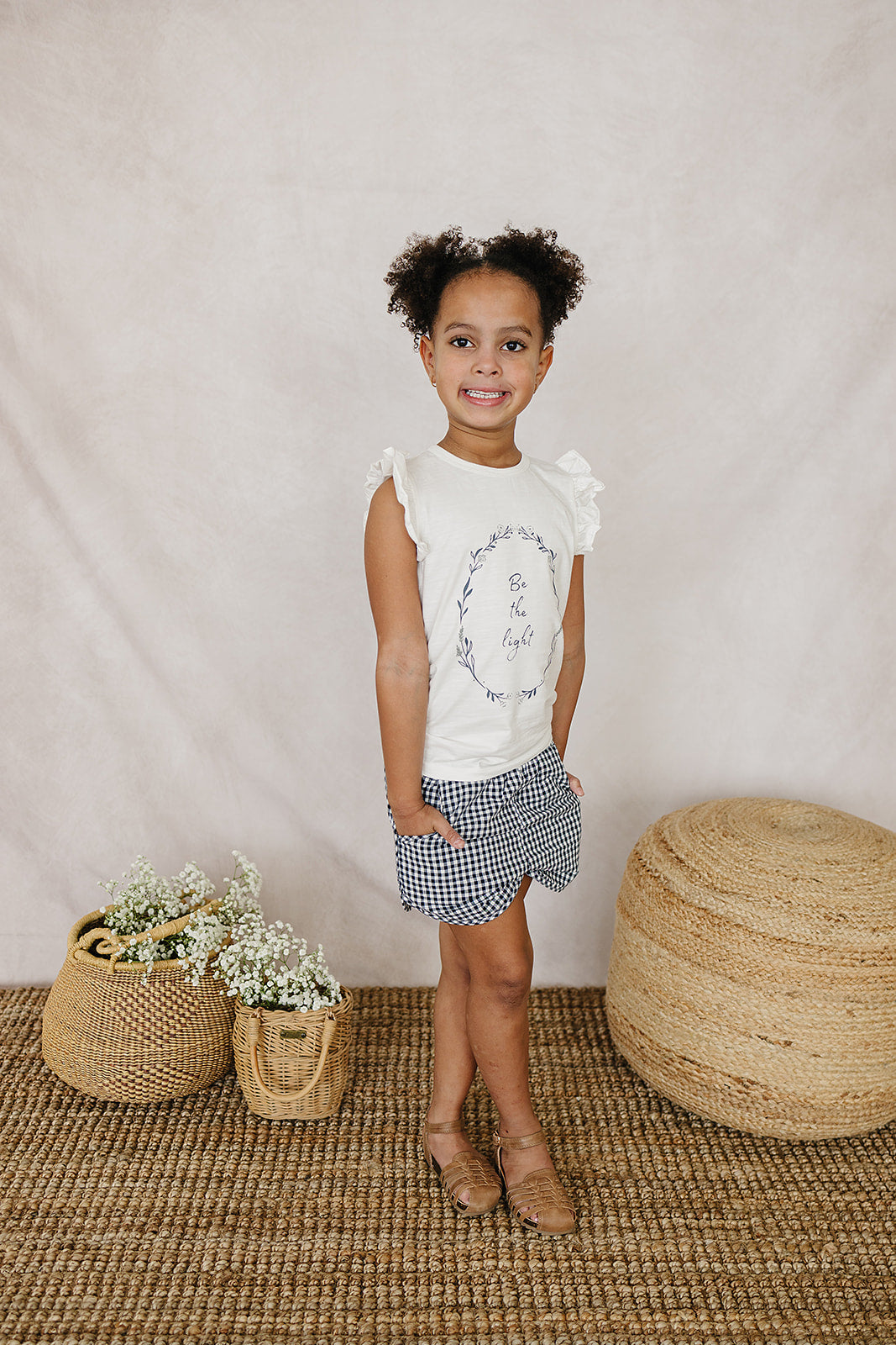 Be The Light Ruffle Tee - 95% Organic Cotton