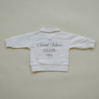 Good Vibes Quarter Zip French Terry Set - 95% Cotton