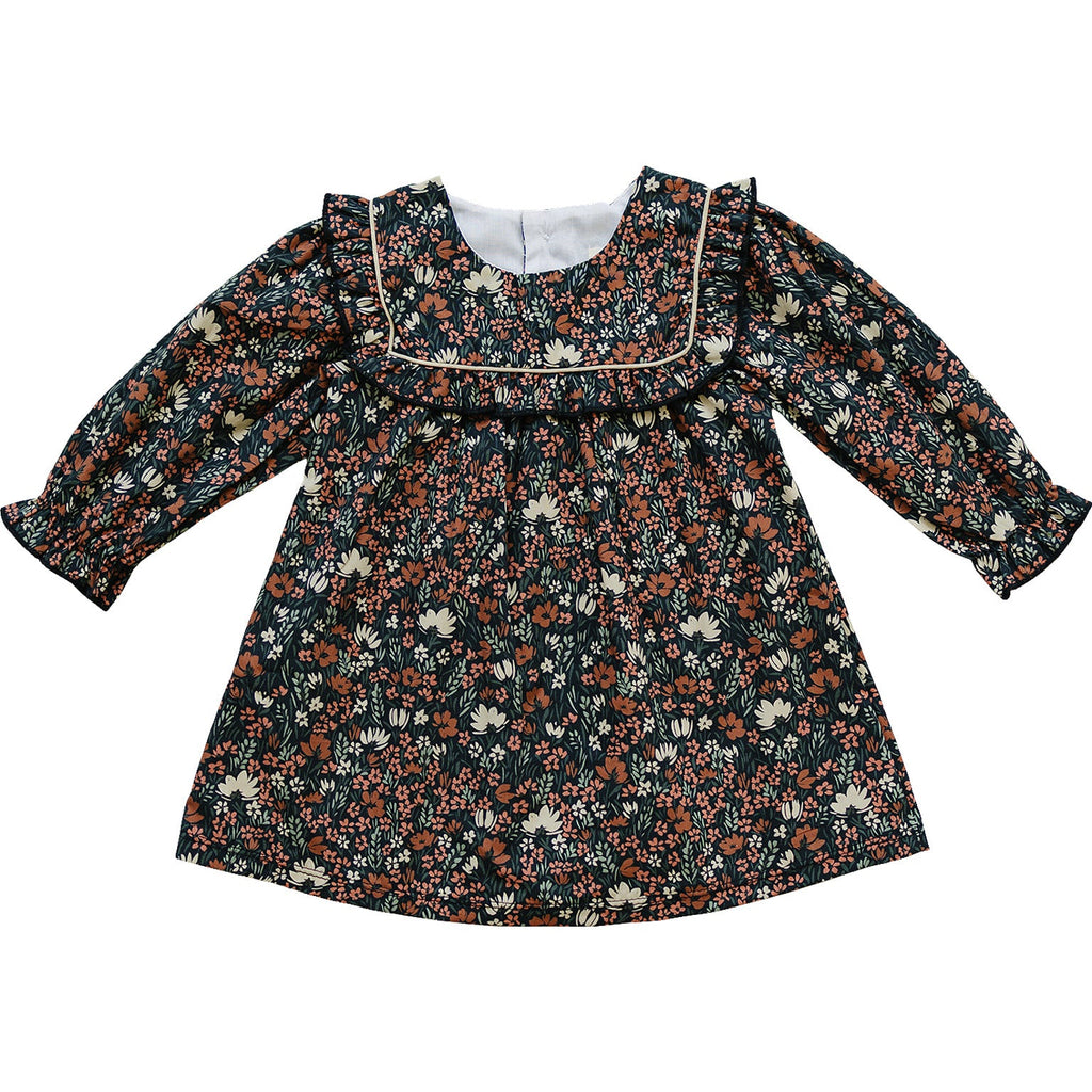 Midnight Meadow Dress - 95% Cotton