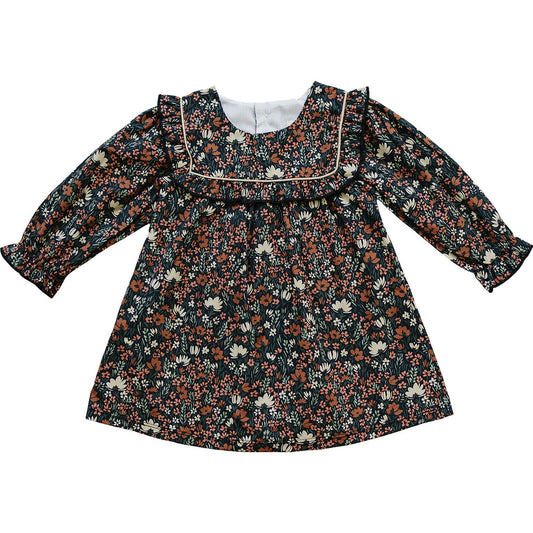 Midnight Meadow Dress - 95% Cotton