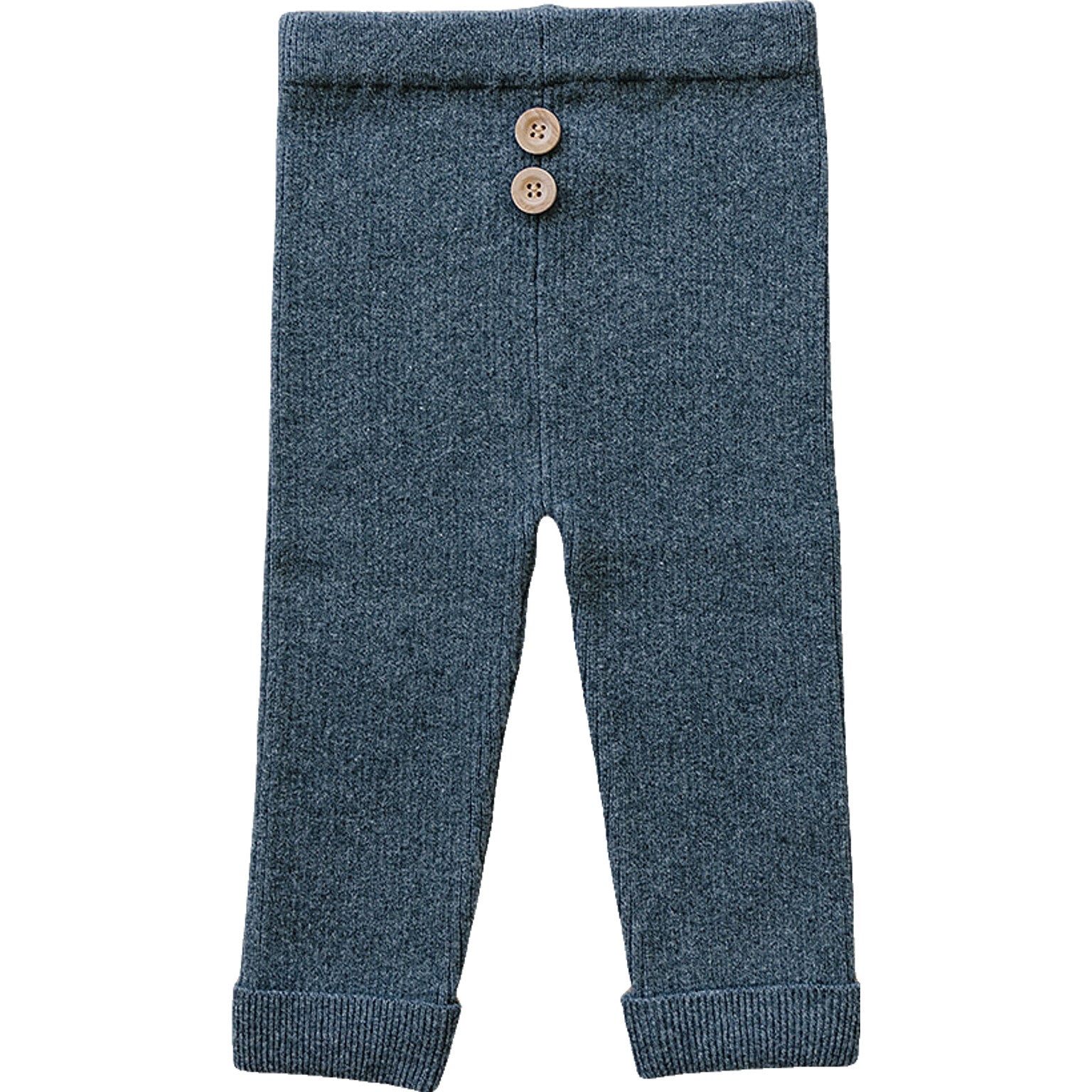 Charcoal Knit Leggings - 95% Organic Cotton