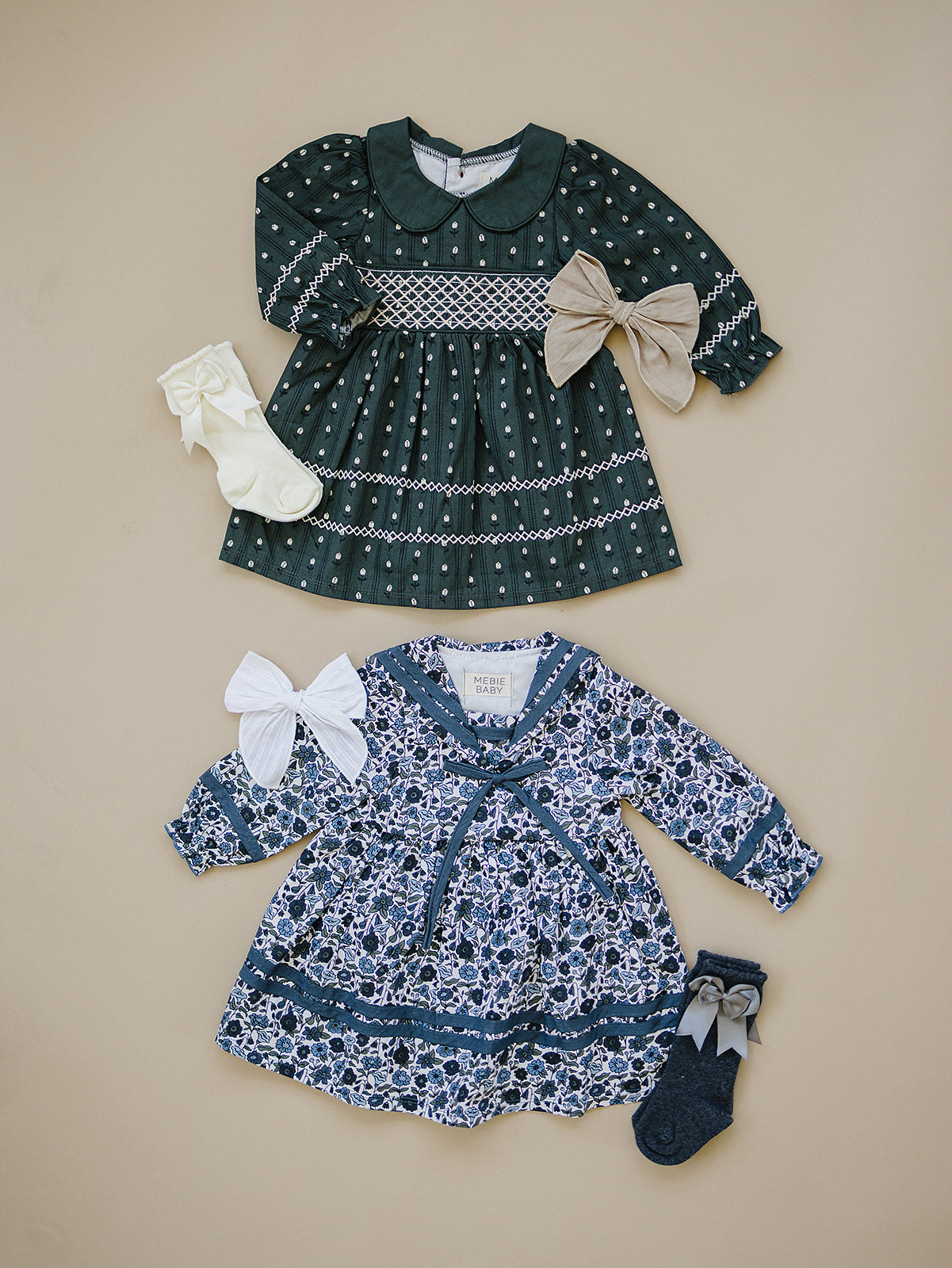 Floral Sailor Dress - 95% Cotton