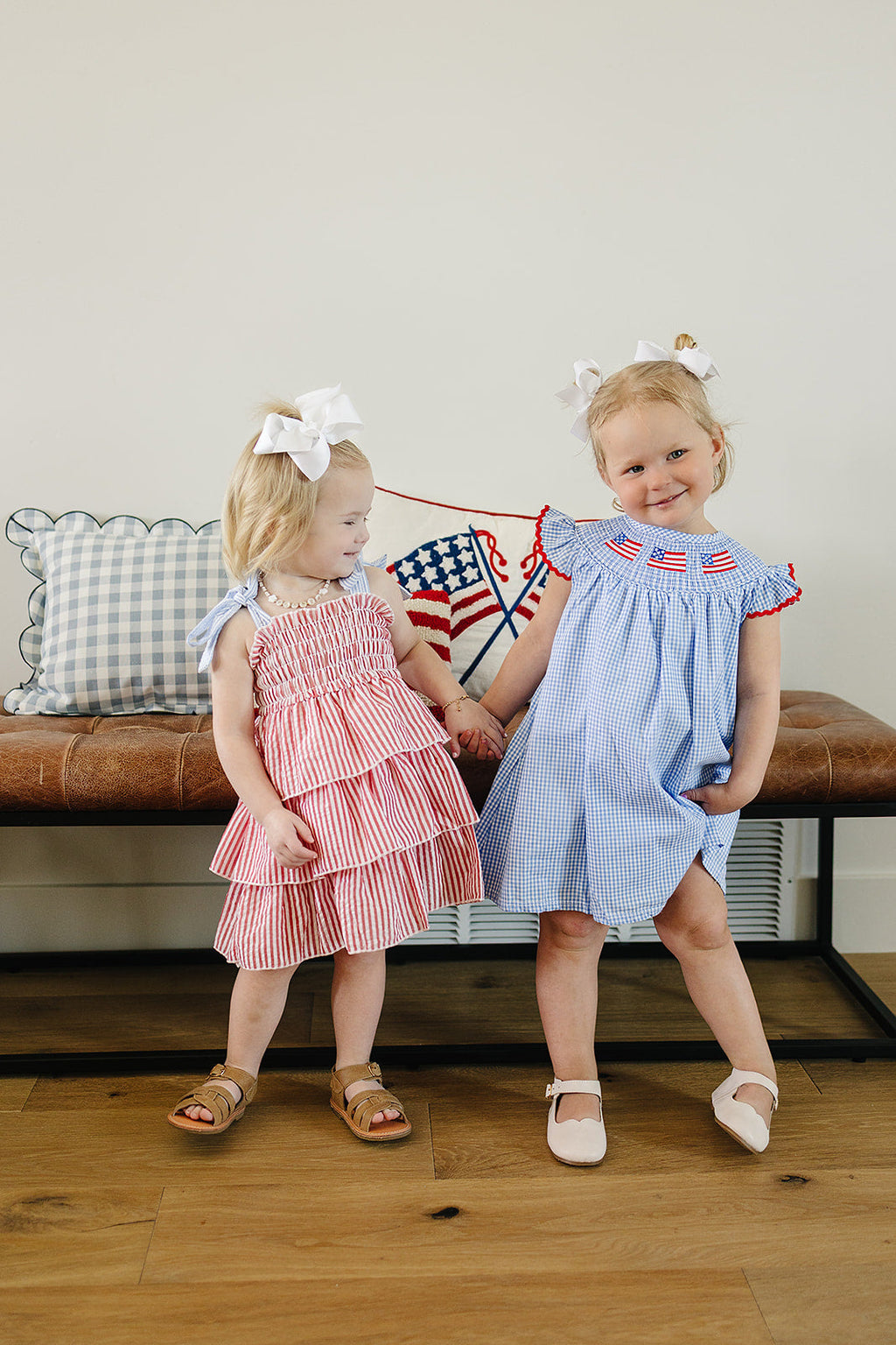 Stripe Ruffle Dress - 95% Cotton