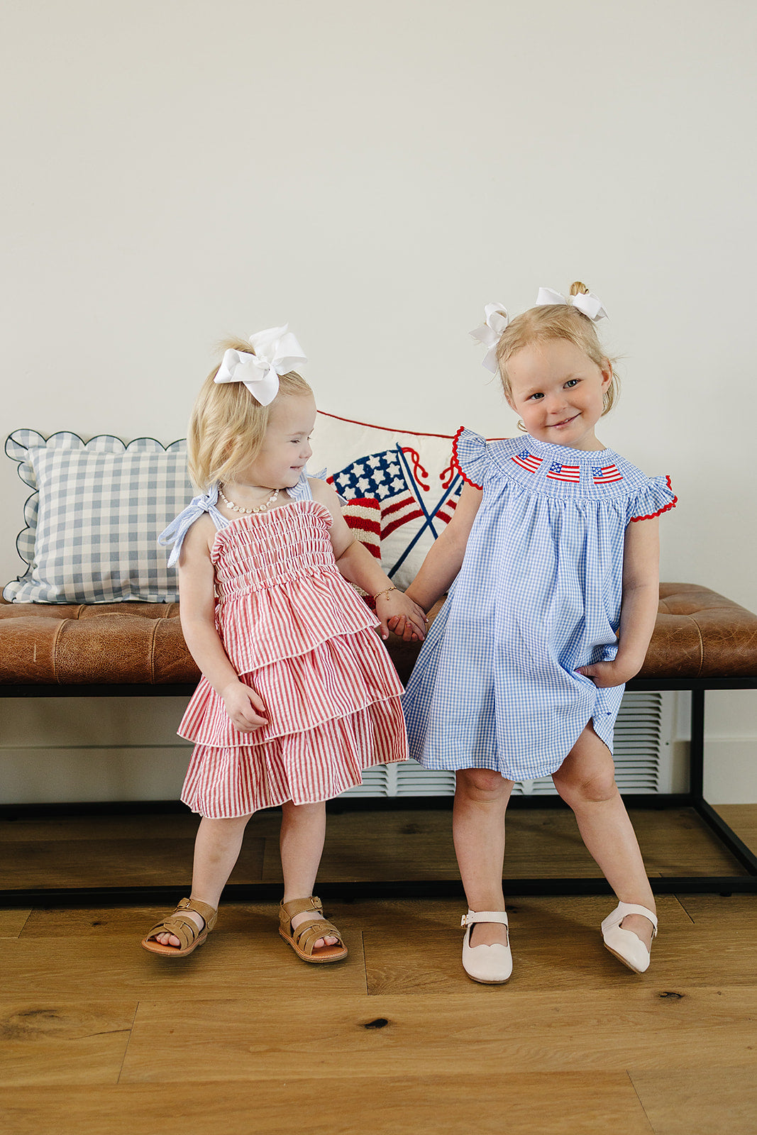 Stripe Ruffle Dress - 95% Cotton