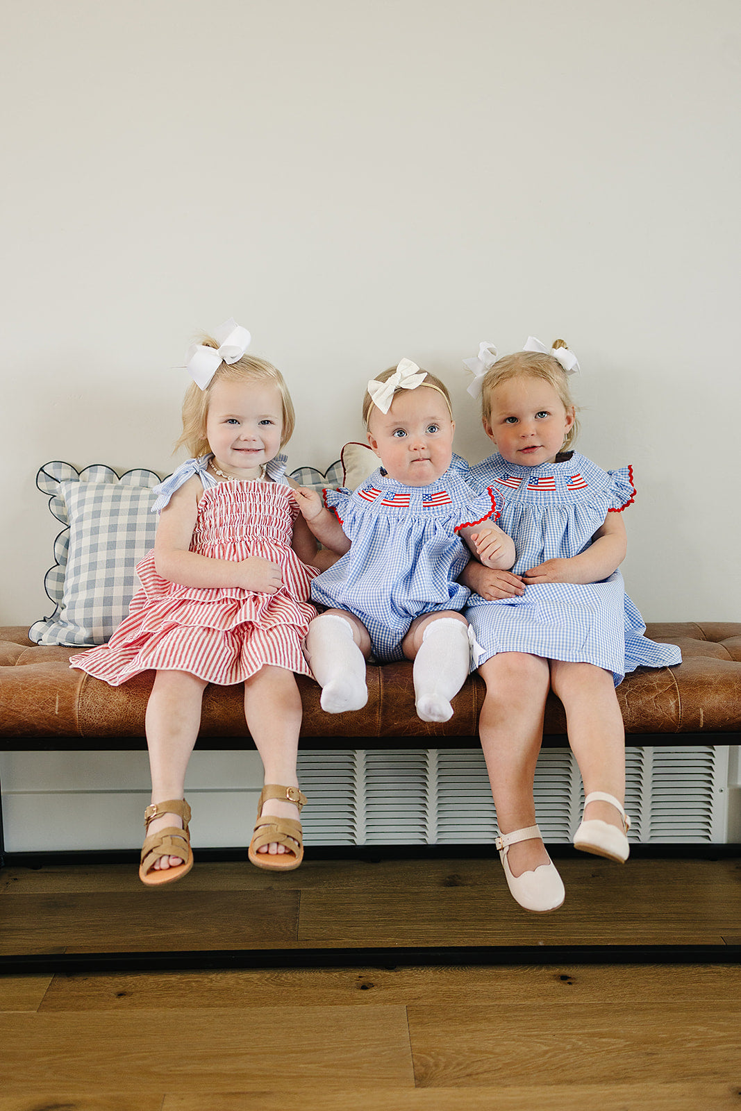 Stripe Ruffle Dress - 95% Cotton