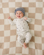 Ski Print Cozy Set - 95% Cotton