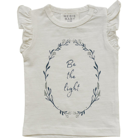 Be The Light Ruffle Tee - 95% Organic Cotton