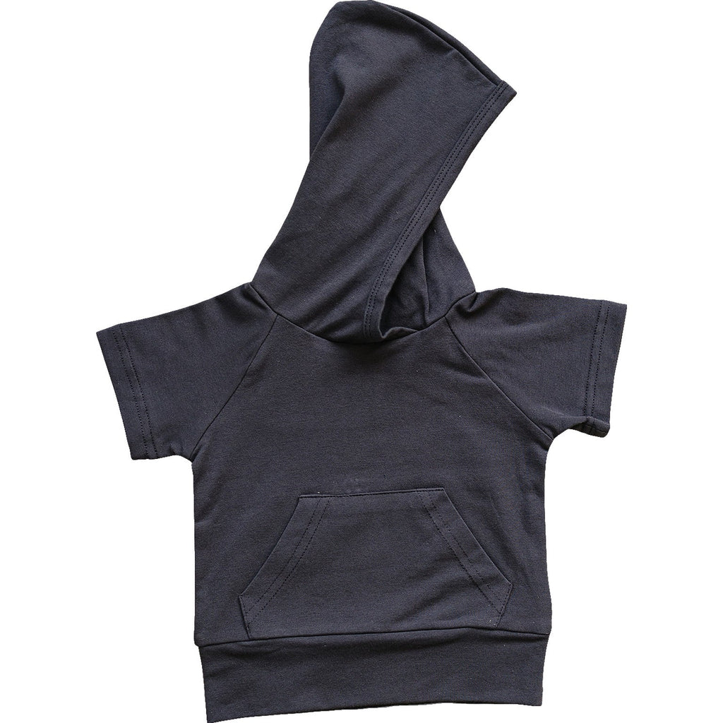 Slate Hooded Tee - 95% Cotton