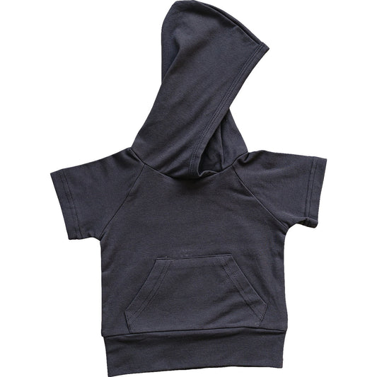Slate Hooded Tee - 95% Cotton
