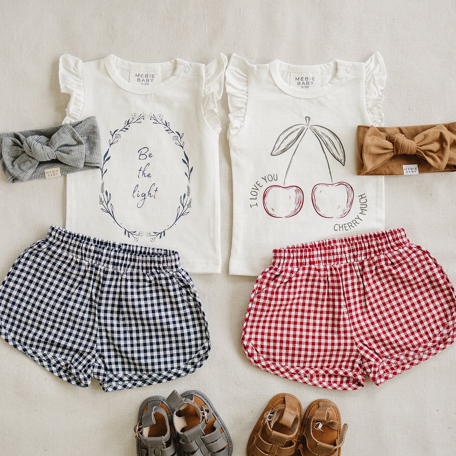 Cherry Ruffle Tee - 95% Cotton