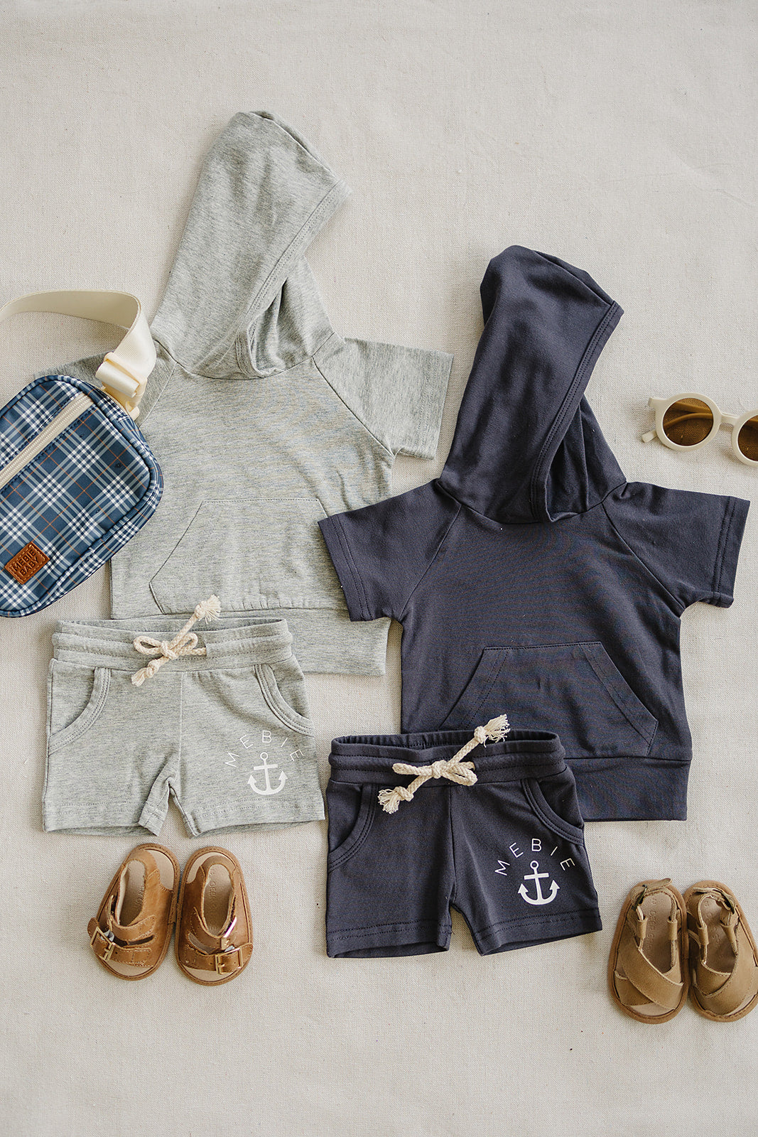 Slate Hooded Tee - 95% Cotton