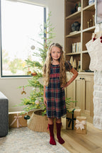Christmas Plaid Smocked Dress - 95% Cotton