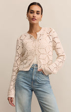 Rosalyn Diamond Cardigan Crystal