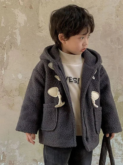 Autumn Winter Baby Lamb Wool Coat