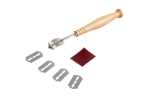 9"  bread Scoring lame for dough slashing with with 5 blades - The Peony Haus
