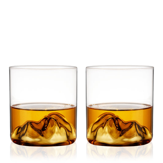 Mountain Crystal Tumblers Set of 2