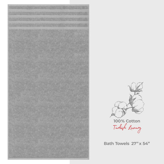 American Soft Linen Single Piece 100% Cotton Turkish Towels with 20 Different Colors, Create Your Set - OEKO-TEX Certified