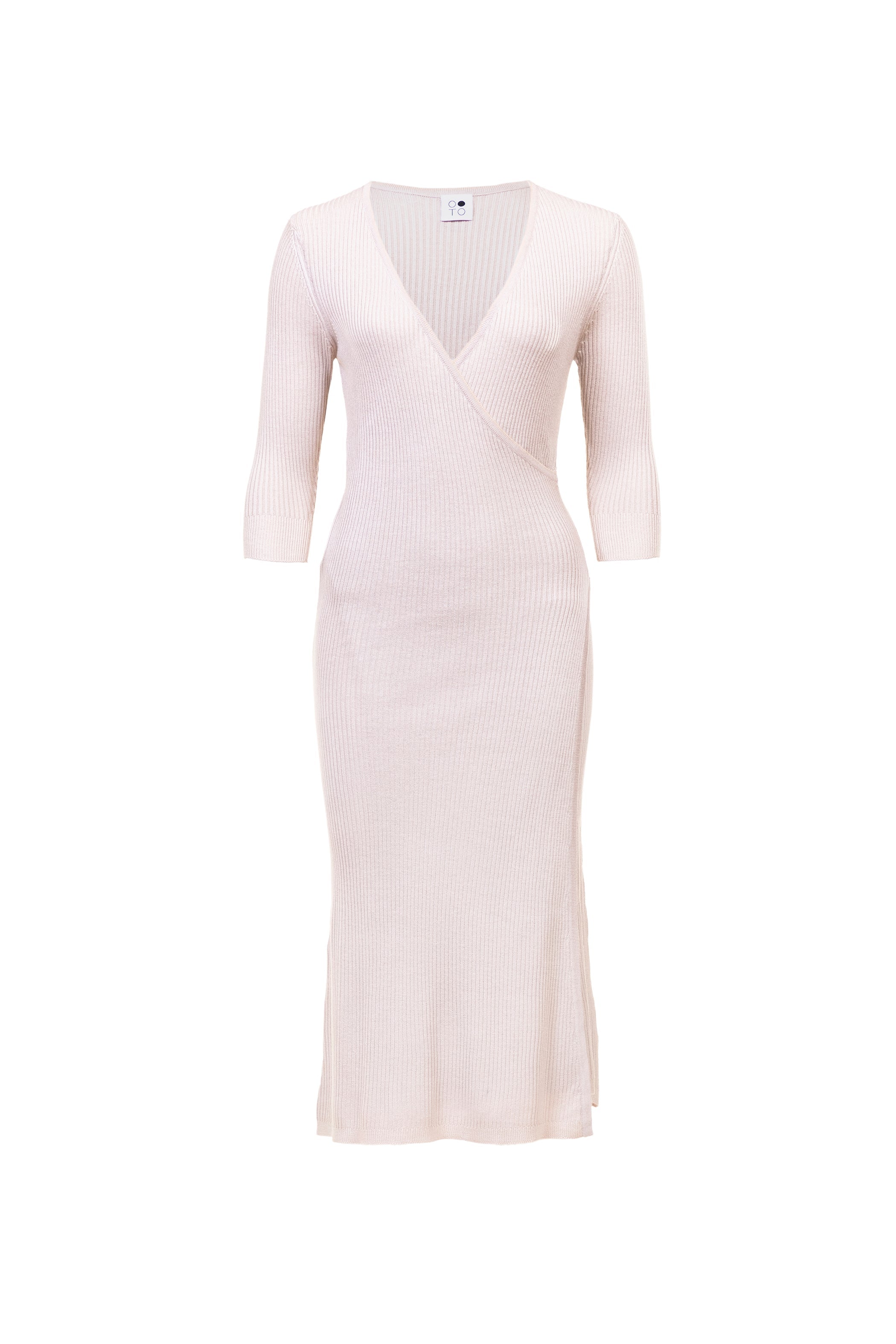 Women's Silk Wool Cashmere Amy Ribbed Dress