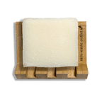 Angled Bamboo Soap Dish