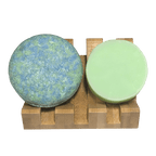 Angled Bamboo Soap Dish