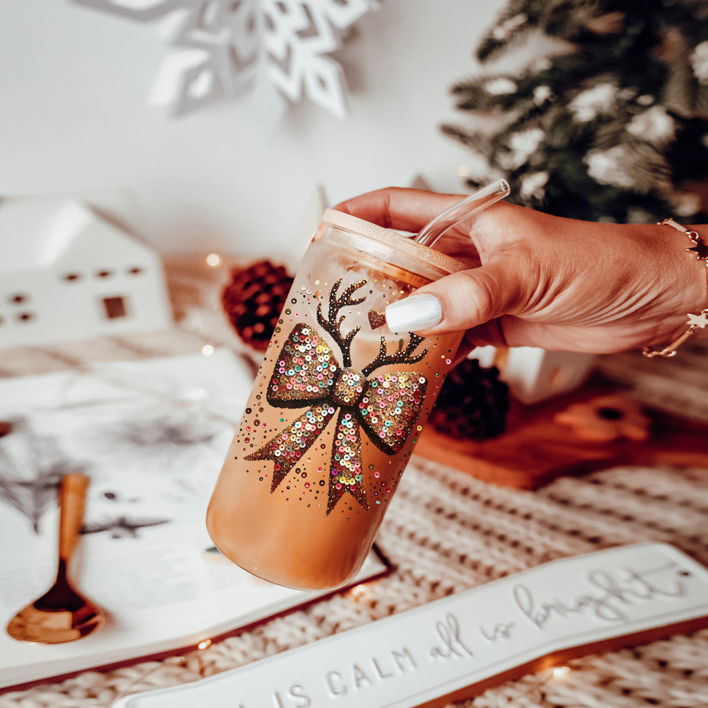 Sequin Bow Antlers