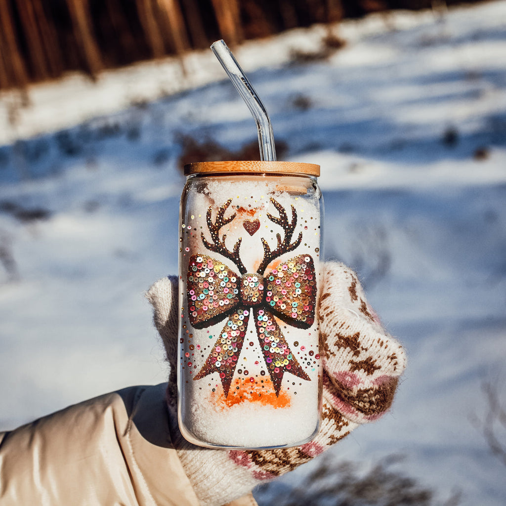 Sequin Bow Antlers