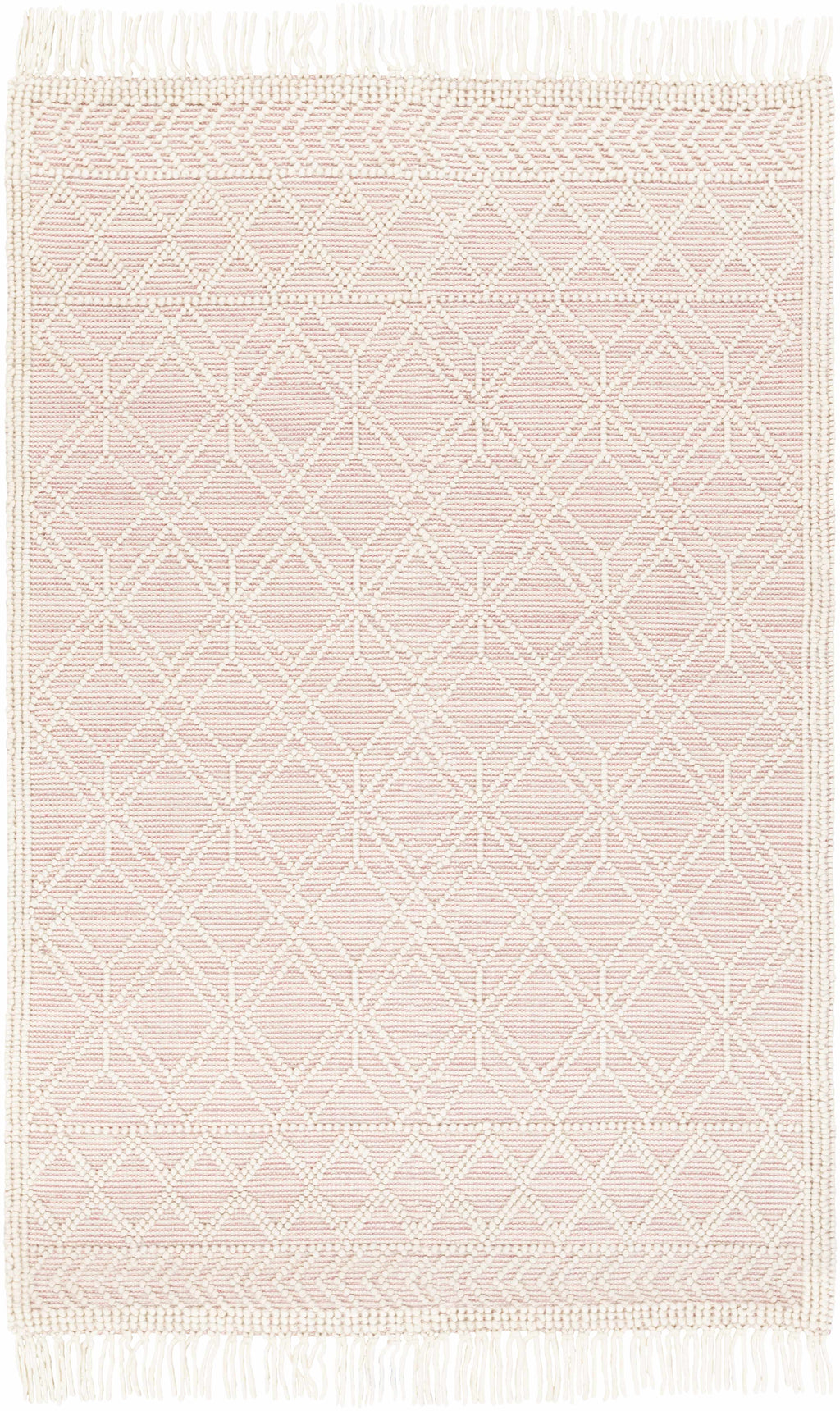 Ramsbury Soft Pink Wool Rug