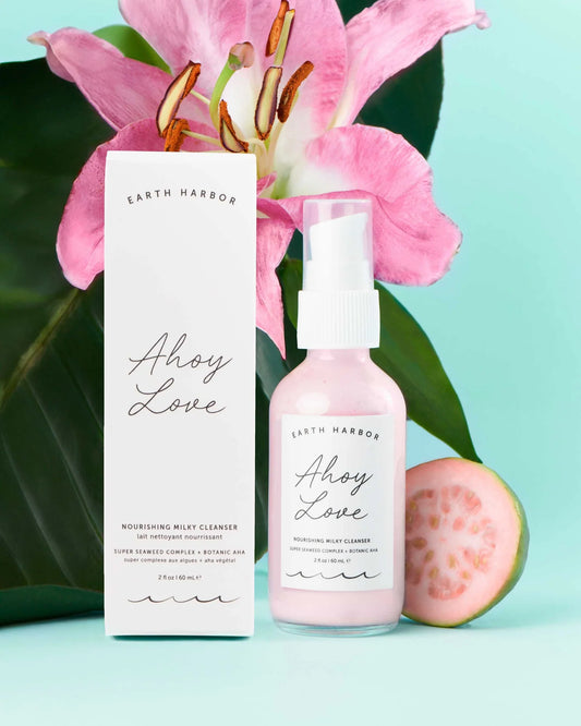 AHOY LOVE Nourishing Cleanser: Super Seaweed + Botanic AHAs - The Peony Haus
