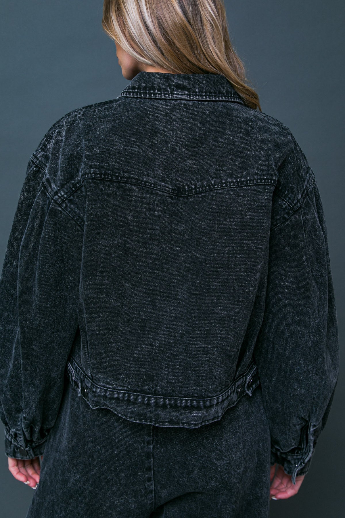 SEE YOU GO DENIM JACKET - 91% Cotton