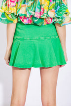 BE BACK NEVER TWILL SKORT - 98% Cotton