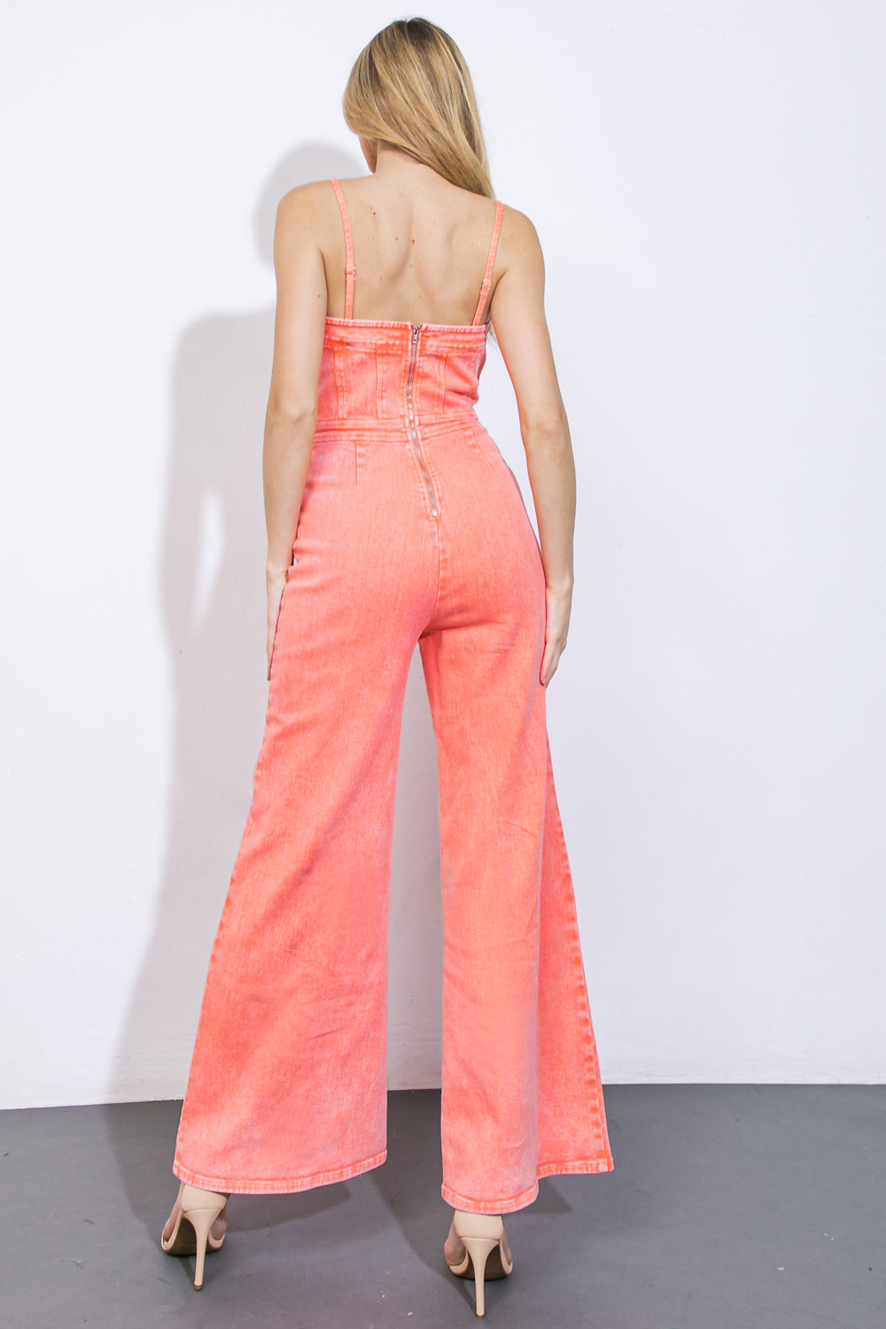 TOTALLY TRENDY TWILL JUMPSUIT - 98% Cotton