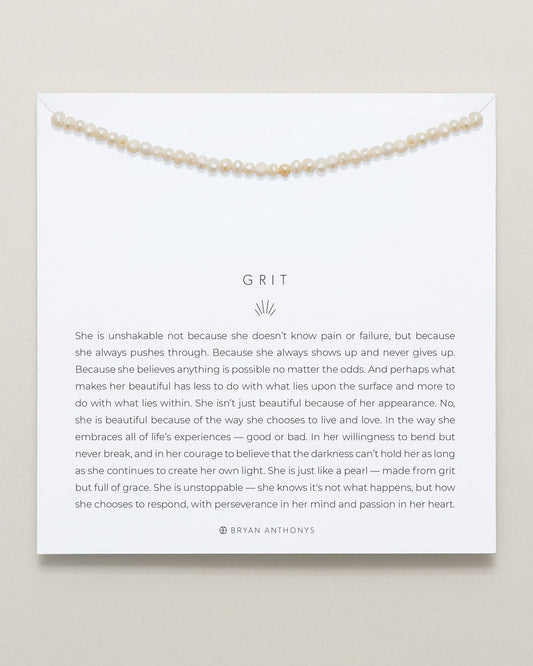 Grit Seed Pearl Anklet