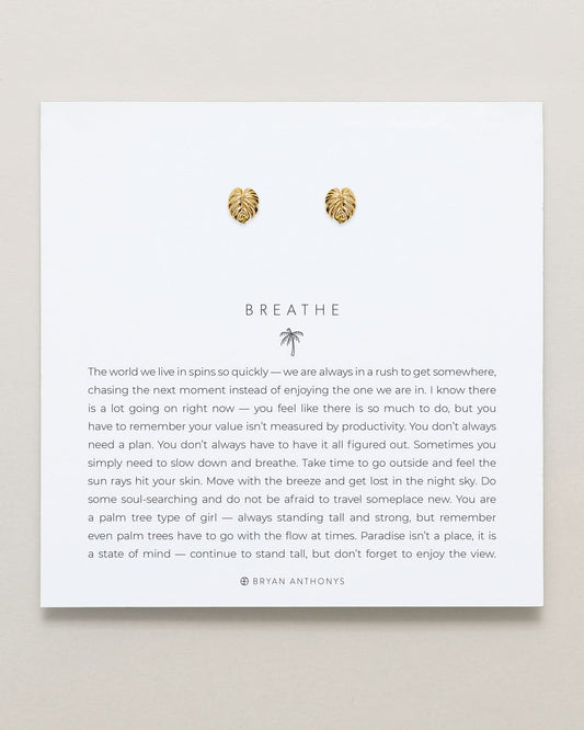 Breathe Stud Earrings