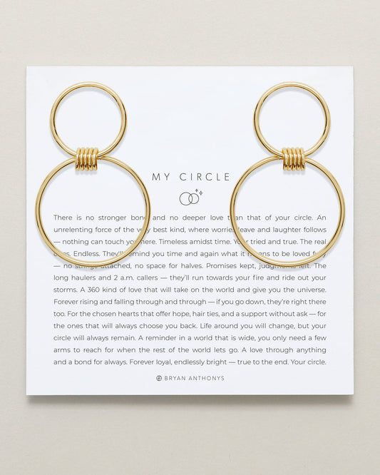 My Circle Statement Earrings