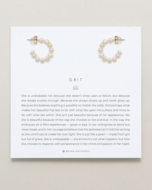 Grit Mini Hoop Earrings