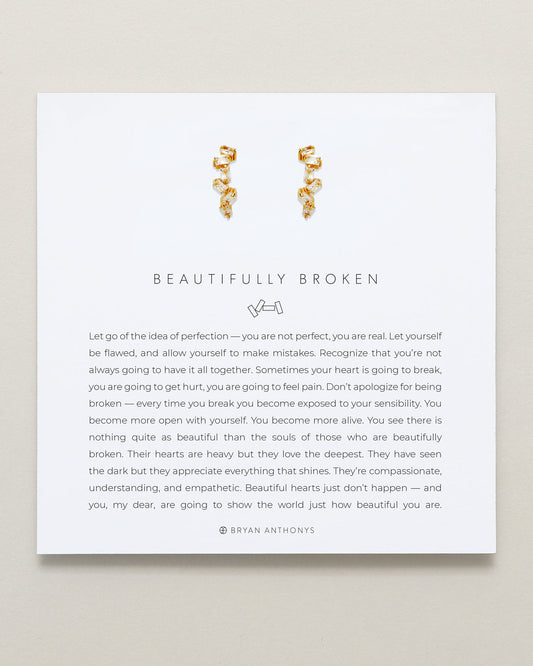 Beautifully Broken Hoop Earrings